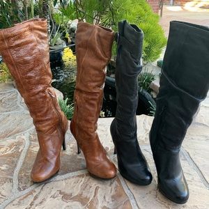 All leather Cathy Jean knee high boots!